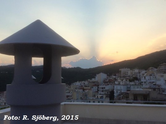 Utsikt från takterassen - R. Sjöberg